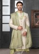 Sequins Work Sherwani For Groom